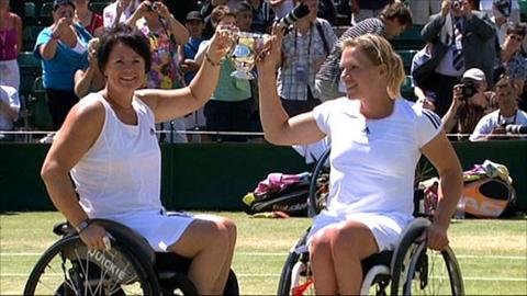 Esther Vergeer and Sharon Walraven