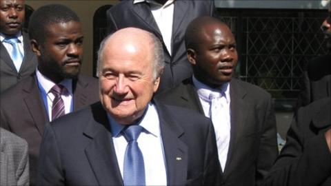 Fifa president Sepp Blatter