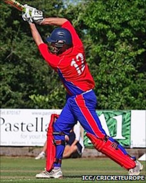 Ryan Driver bats for Jersey