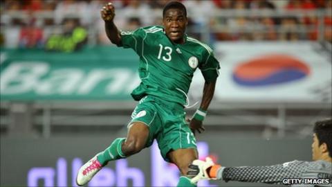 Nigeria striker Brown Ideye
