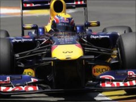 Red Bull driver Mark Webber