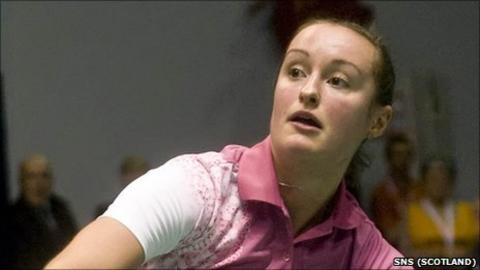 Scottish badminton star Susan Egelstaff