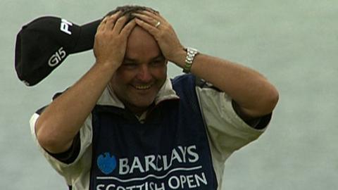 Lee Westwood's caddie Billy Foster