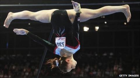 Hannah Whelan competing in Berlin