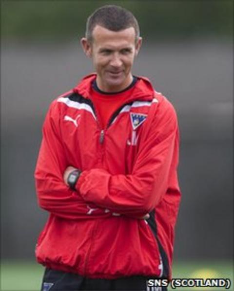 Dunfermline manager Jim McIntyre
