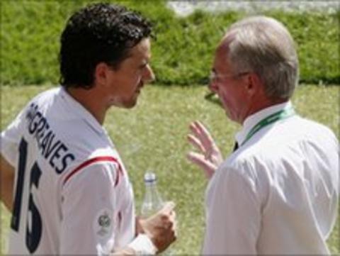 Owen Hargreaves and Sven-Goran Eriksson
