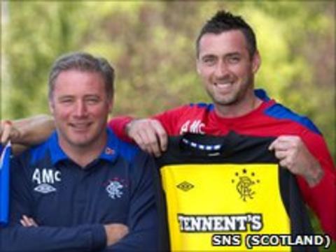 Ally McCoist and Allan McGregor