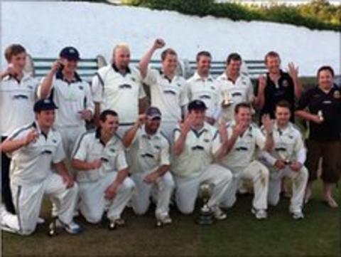 St Just celebrate their eighth successive Vinter Cup win