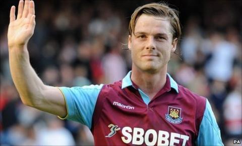 West Ham midfielder Scott Parker