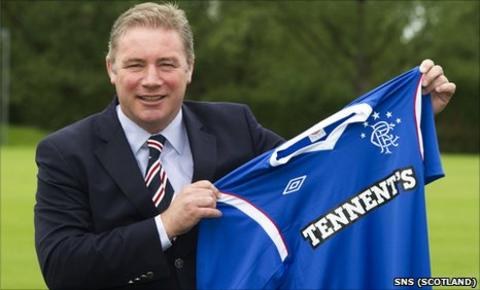 Rangers manager Ally McCoist