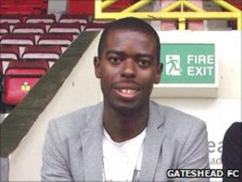 Eddie Odhiambo Photo: Gateshead FC