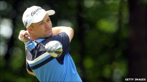 Scottish golfer Russell Knox
