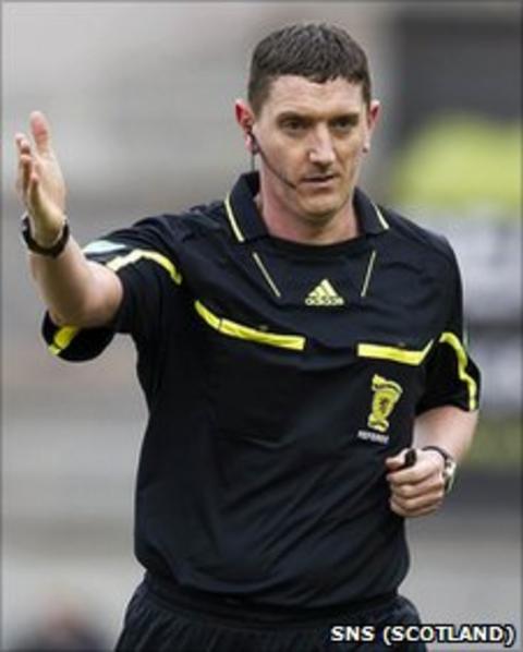 Scottish grade one referee Craig Thomson