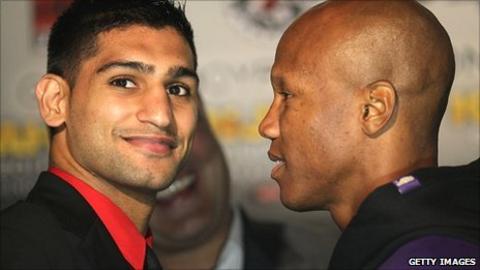 Amir Khan (left) and Zab Judah