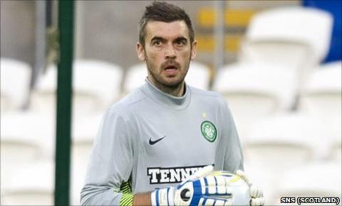 Celtic trialist Stipe Pletikosa