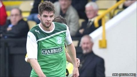 Cillian Sheridan was on trial at Hibernian