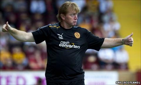 Motherwell manager Stuart McCall