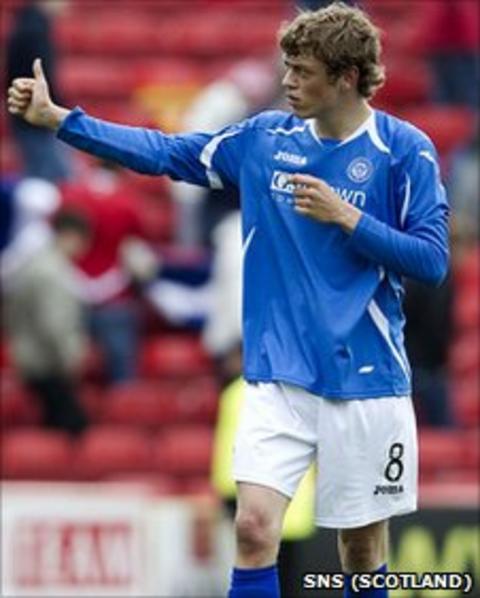 St Johnstone midfielder Murray Davidson