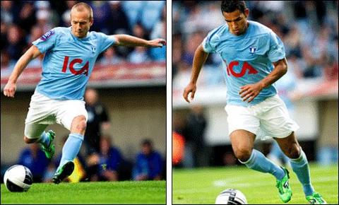 Daniel Larsson (left) and Wilton Aguiar Figueiredo (right)