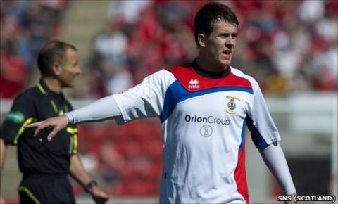 Inverness midfielder Lee Cox