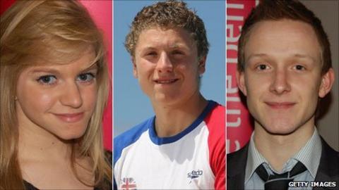 Emma Hollis (left), Roberto Pavoni (centre) and James Huckle