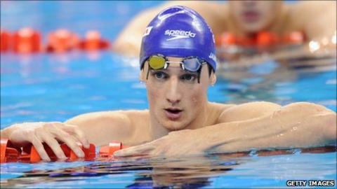 Scottish swimmer Michael Jamieson
