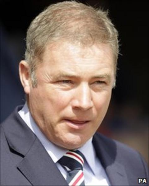 Rangers boss Ally McCoist