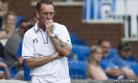Kilmarnock manager Kenny Shiels