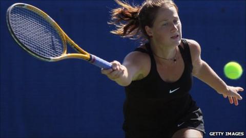Serbian tennis player Bojana Jovanovski