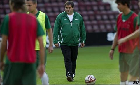 Karoly Kis takes Paks training
