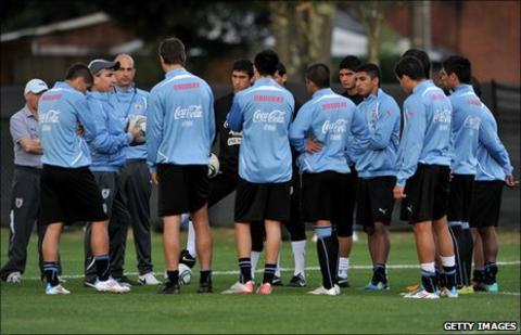 Uruguay coach Juan Verzeri