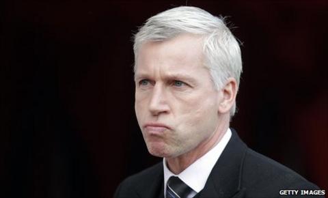Newcastle manager Alan Pardew