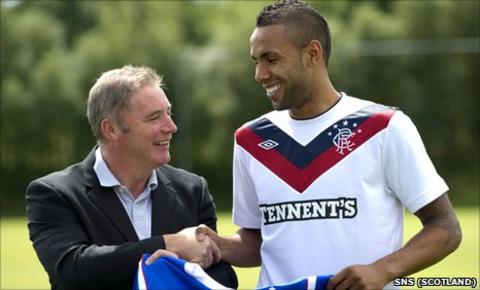 Ally McCoist and Kyle Bartley