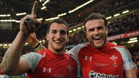 Sam Warburton and Jamie Roberts