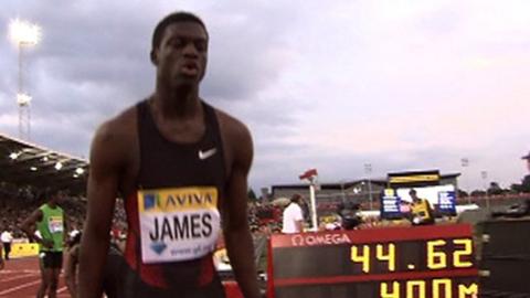 Grenada's 18-year-old 400m sensation Kirani James