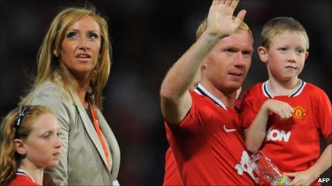 Manchester United's Paul Scholes