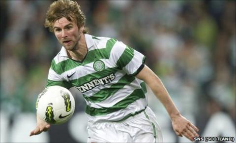 Celtic midfielder Paddy McCourt