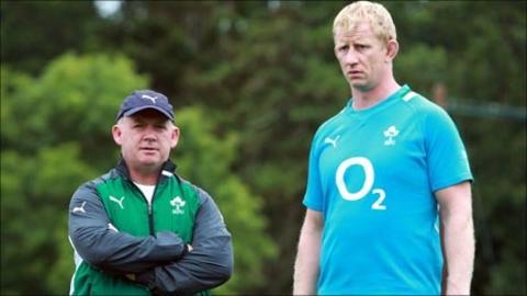Declan Kidney and Leo Cullen