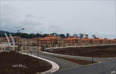 A hotel complex near Malabo, Equatorial Guinea