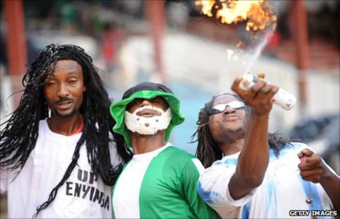 Enyimba fans in February 2011