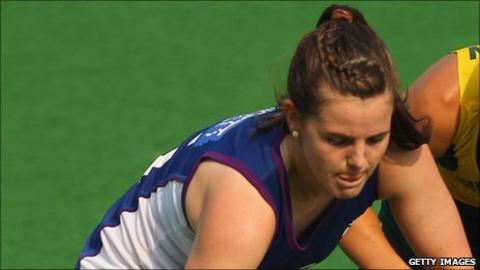 Hockey player Leigh Fawcett