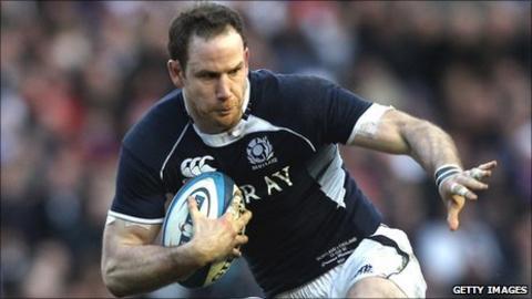 Scotland centre Graeme Morrison