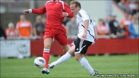 Swansea City midfielder Tom Butler