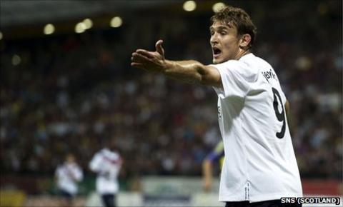 Rangers striker Nikica Jelavic