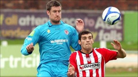Derry City action