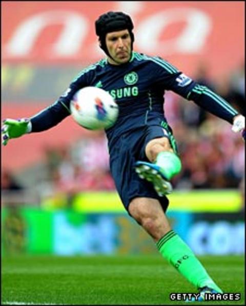 Chelsea goalkeeper Petr Cech