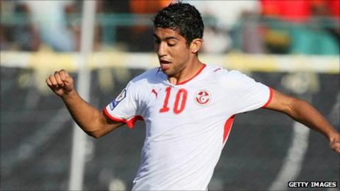 Lens and Tunisia's Chaouki Ben Saada