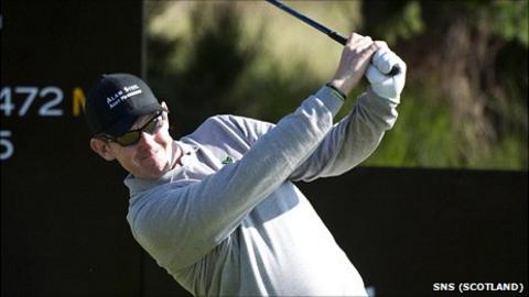 Scottish golfer Stephen Gallacher