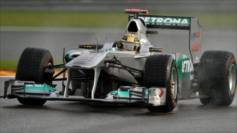 Michael Schumacher at Spa