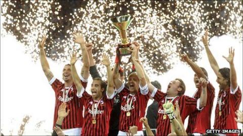 AC Milan are the reigning Serie A champions